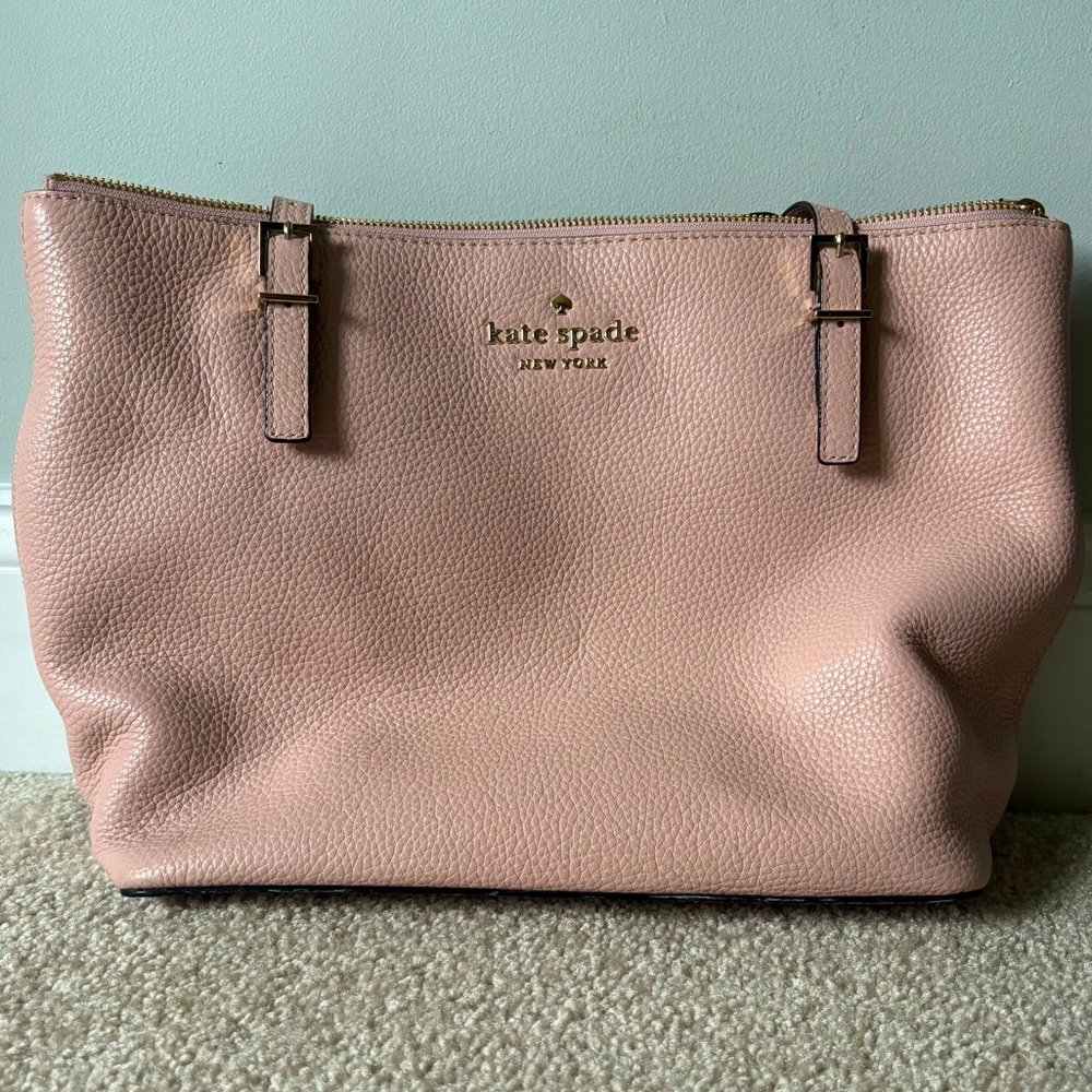 Kate Spade pale pink/nude tote bag.
